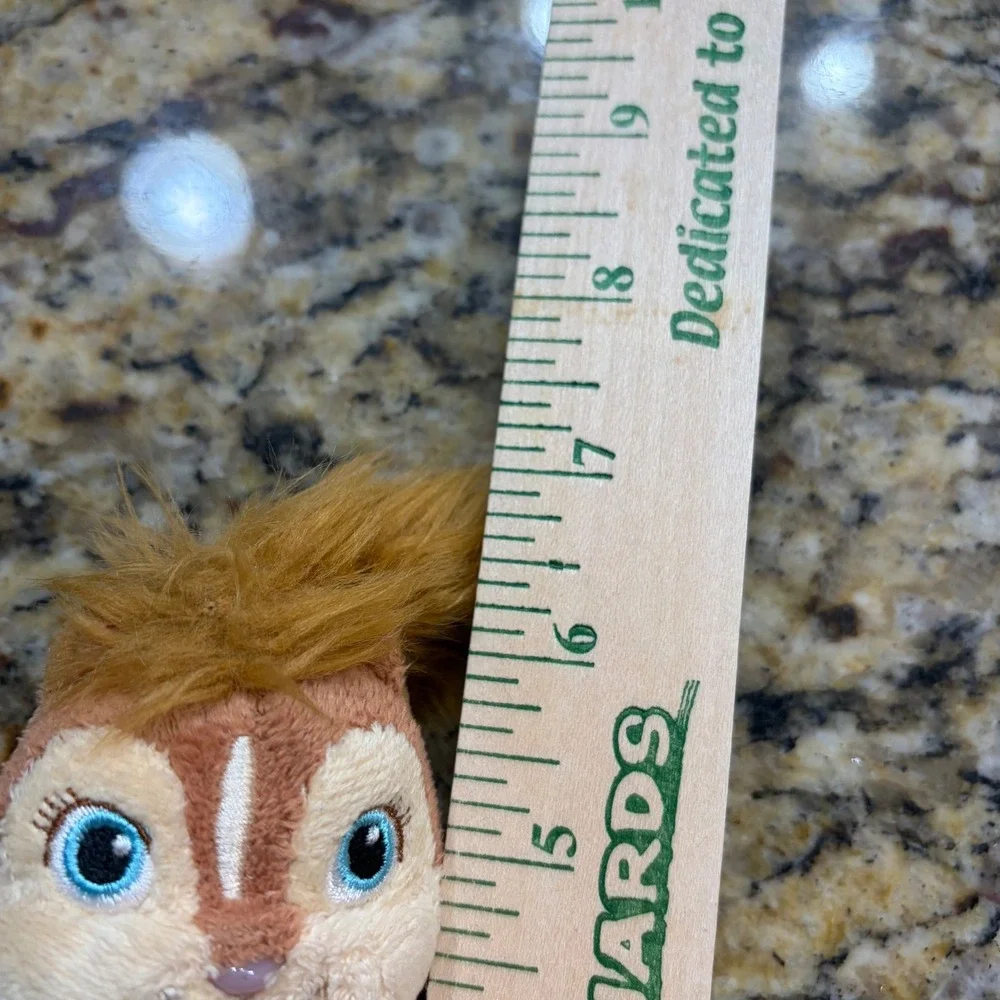 Ty Beanie Baby Brittany Chipette Alvin and the Chipmunks Plush 2012 Pink Outfit